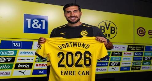 رسمياً.. بروسيا دورتموند يعلن تمديد عقد إيمري تشان حتى 2026